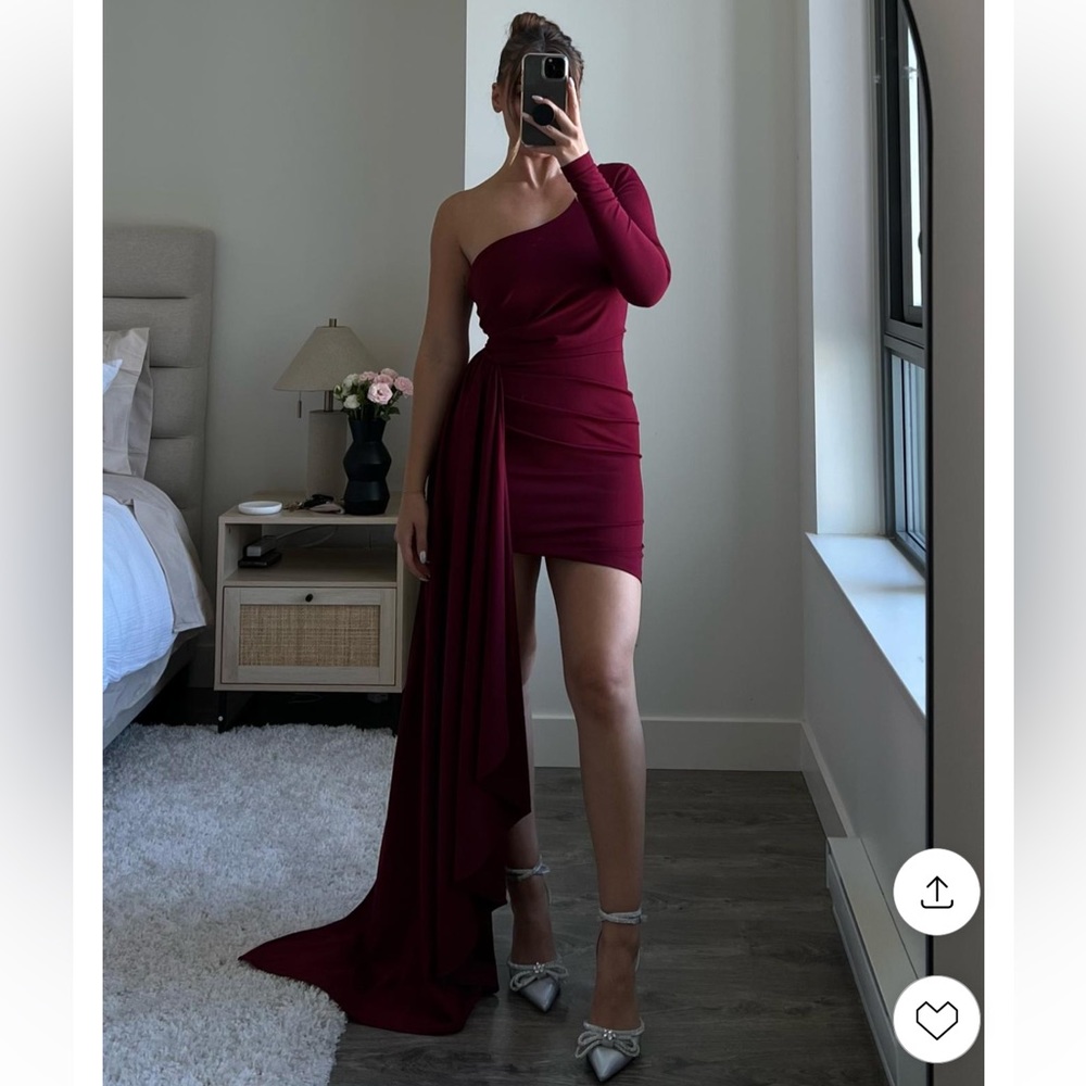 One-Shoulder Asymmetric Dress